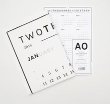 Carica l&#39;immagine nel visualizzatore di Gallery, wall calendar 2017 (a0 size) (folded)
