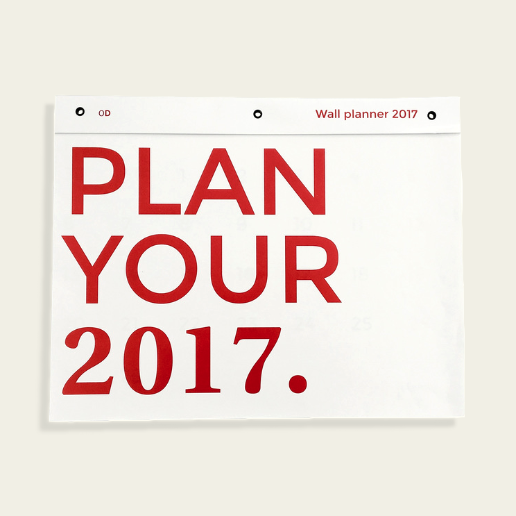 wall planner 2017